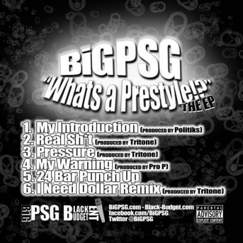 Big PSG - Whats A Prestyle the EP 500