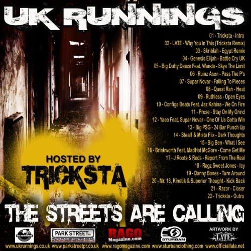 UK RUNNINGS - The Streets Are Calling - Front Web 500