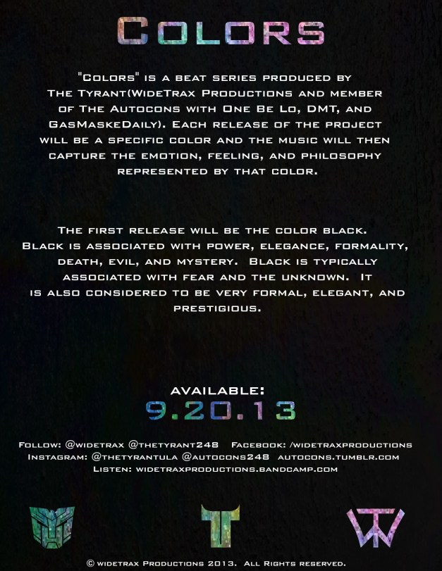 Colors One Sheet-Flier