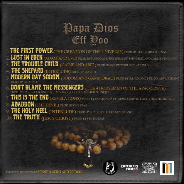Papa Dios Tracklisting